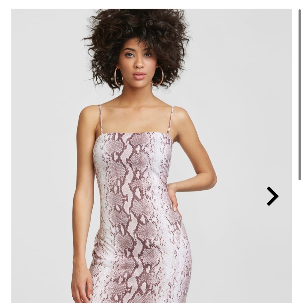 TAILYNN MIDI SNAKE PRINT DRESS